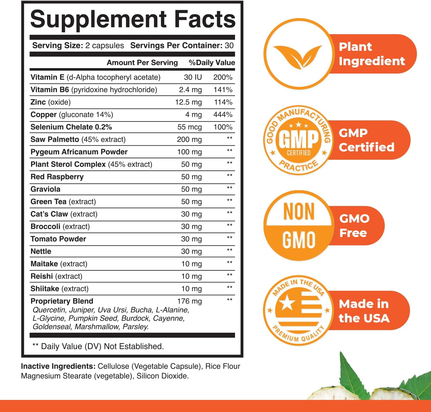 ELITEXTREME PROSTATE Health Supplements for Men with Saw Palmetto Extract - Non-GMO, Made in USA - 60 Caps, 1 Month Supply