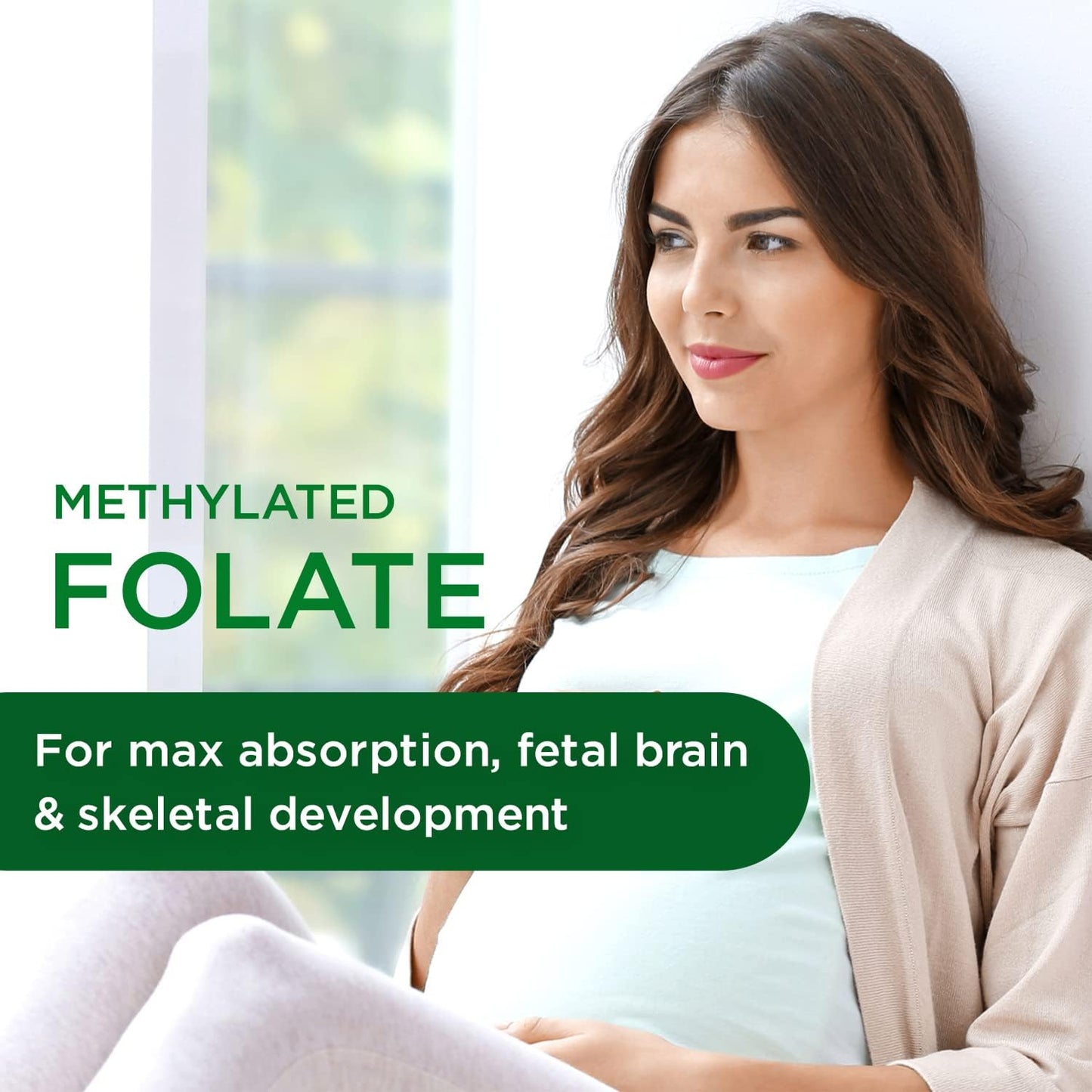 Emerald Labs Prenatal Multivitamin with Methylated Folate and Iron - 30 Vegetable Capsules, Soy-Free and Gluten-Free