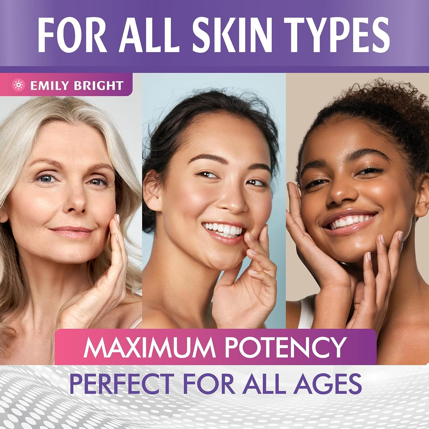 Emily Bright INC Glutathione Capsules - Skin Tone Enhancer with 1,500mcg Supplement - Targets Dark Spots, Acne Marks - Potent Antioxidant - 60 Capsules for Radiant Skin