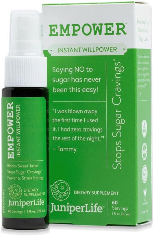 Empower Sugar Craving Suppressant - 2 Pack with Gymnema Sylvestre, 5HTP, Biotin, and Chromium Picolinate - Supports Keto Diet