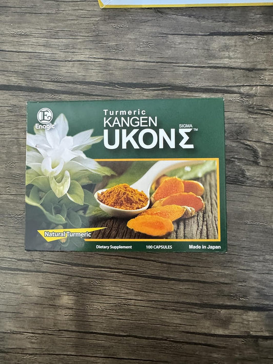 Enagic Turmeric Kangen Ukon Sigma Supplement - Natural Turmeric Extract for Health and Wellness