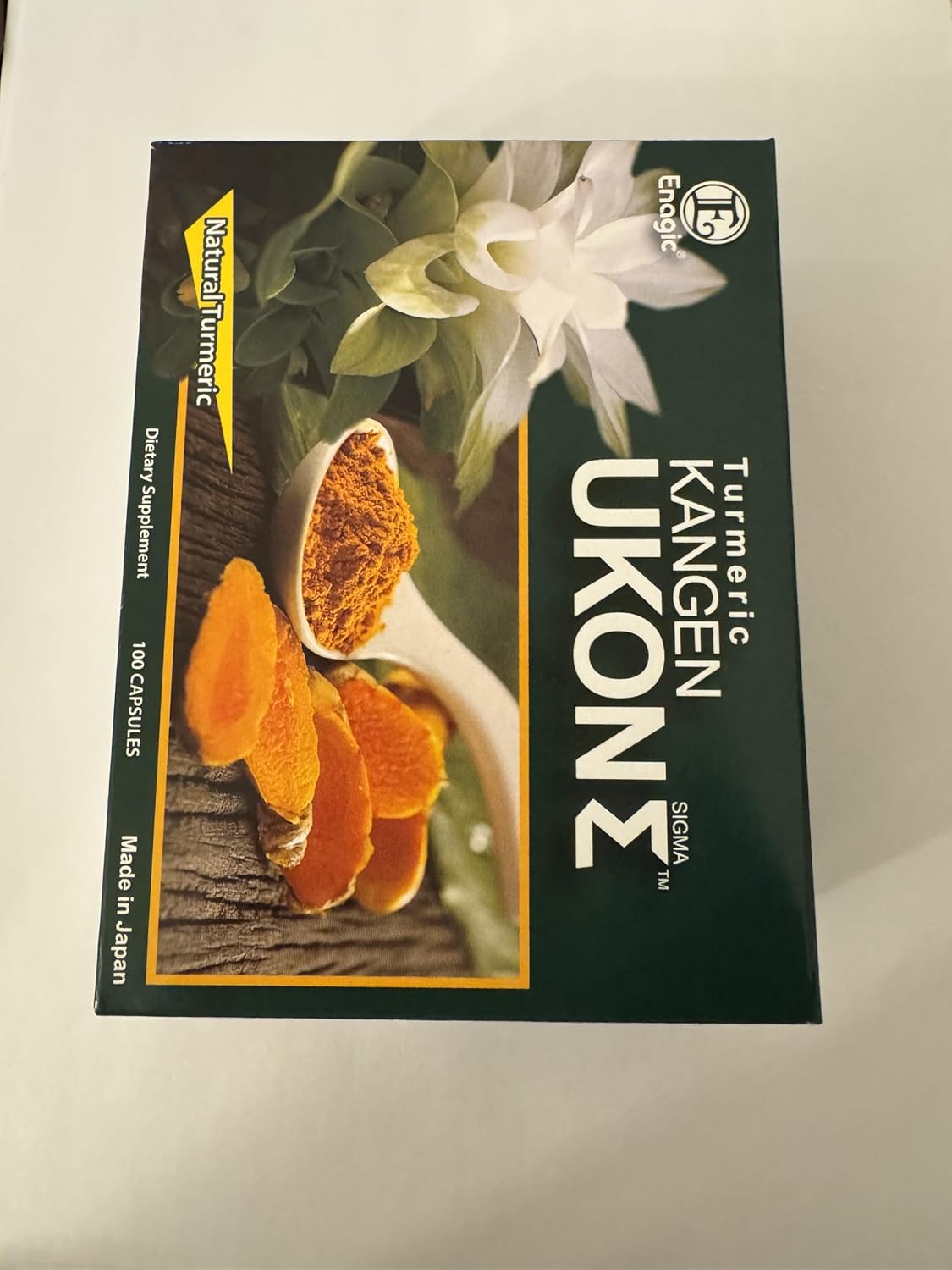 Enagic Turmeric Kangen Ukon Sigma Supplement - Natural Turmeric Extract for Health and Wellness