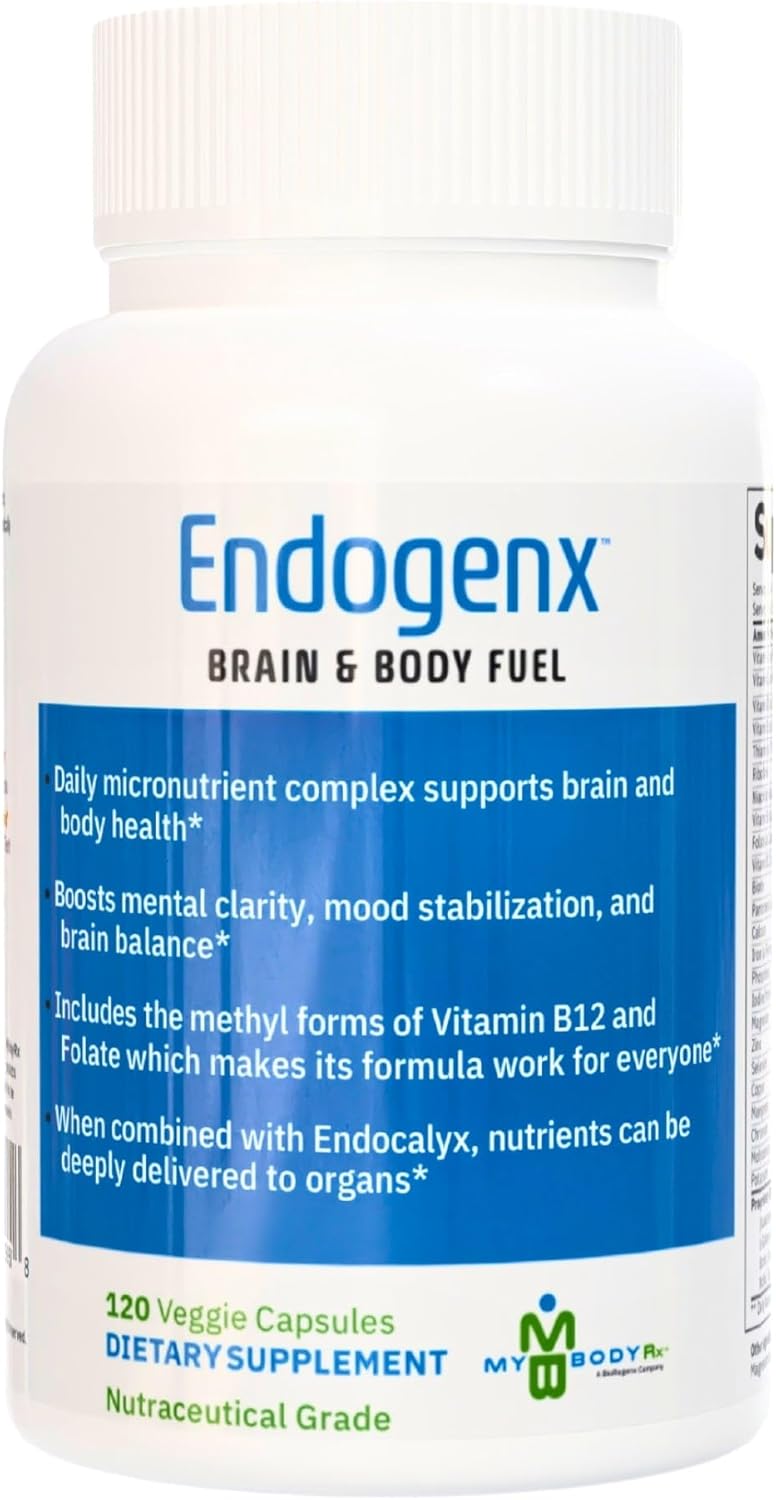 Endogenx Multi-Vitamin Supplement for Brain and Body Health - 120 Veggie Capsules - MYBODYRX