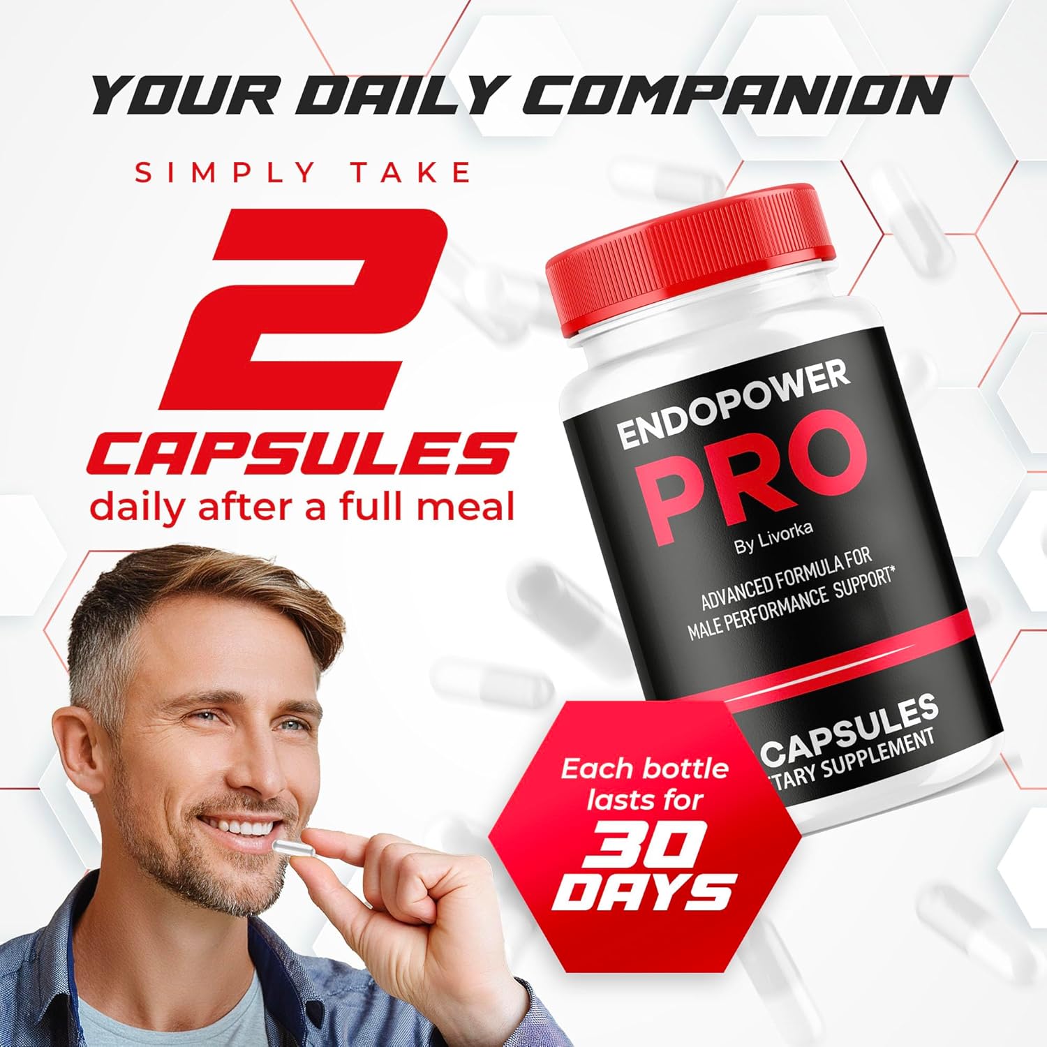 Endopower Pro Pills (2 Pack) - Advanced Formula for Endopower - 120 Capsules for 2 Months - Reviews & Benefits