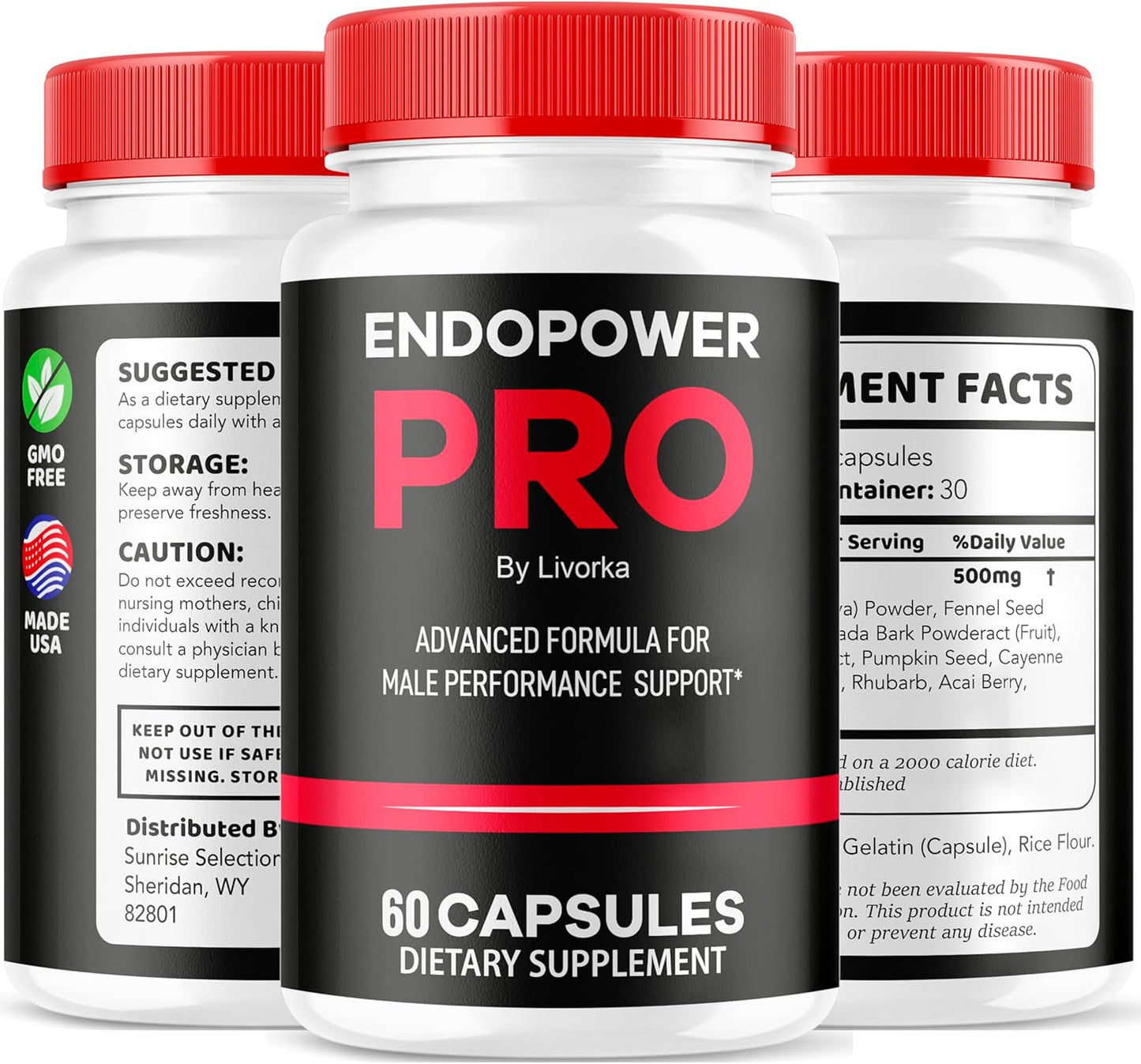 Endopower Pro Pills (2 Pack) - Advanced Formula for Endopower - 120 Capsules for 2 Months - Reviews & Benefits