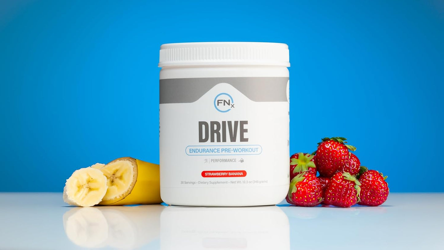Endurance-Boosting Pre-Workout Supplement for Energy, Strength, and Quick Recovery - Strawberry Banana Flavor