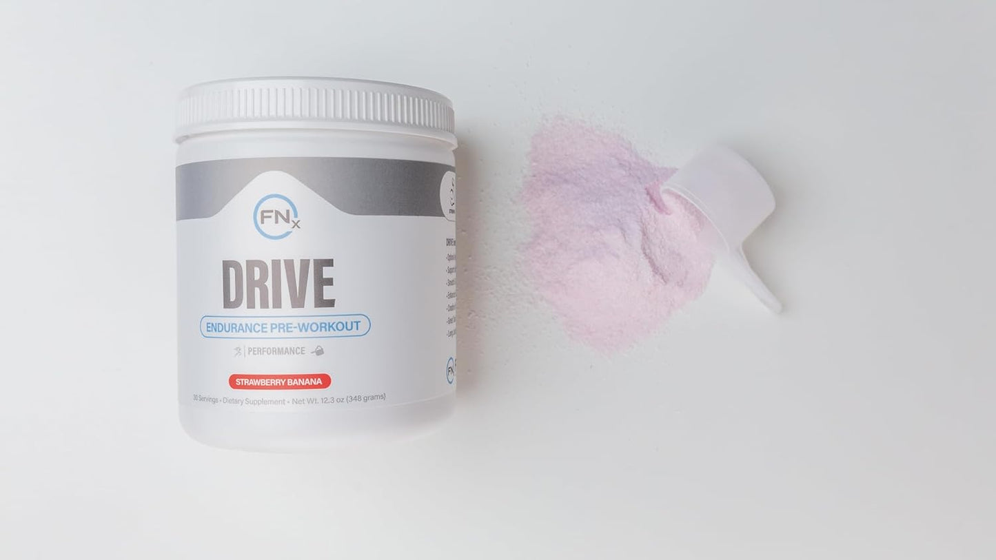 Endurance-Boosting Pre-Workout Supplement for Energy, Strength, and Quick Recovery - Strawberry Banana Flavor