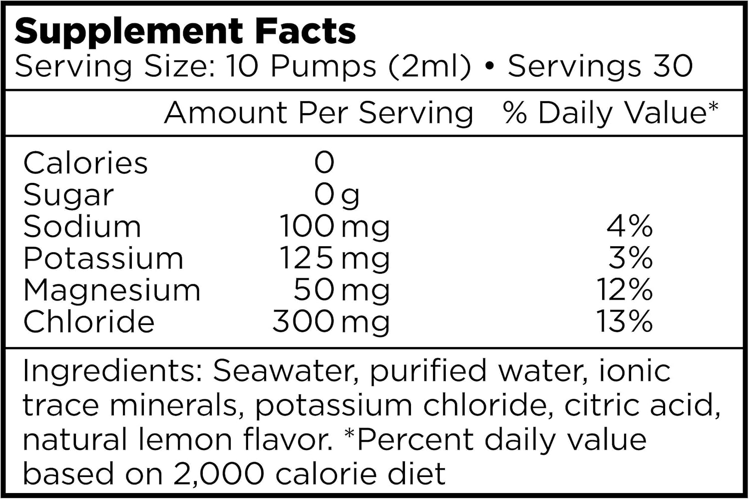 EnduroPacks Sugar-Free Liquid Electrolytes - Natural Ingredients | Zero Calories | 30 Servings
