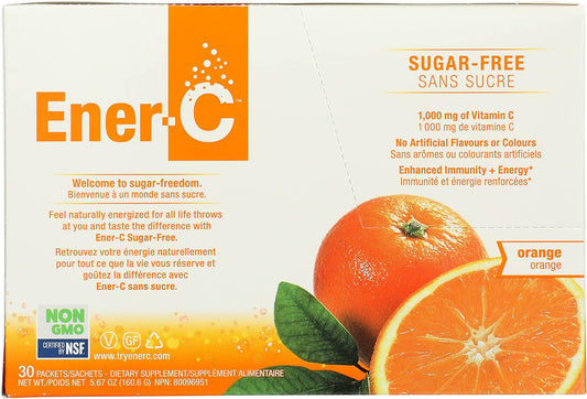 Ener-C Ener-Life Orange Sugar Free Vitamin C Drink Mix - 30 Packets, 2 OZ