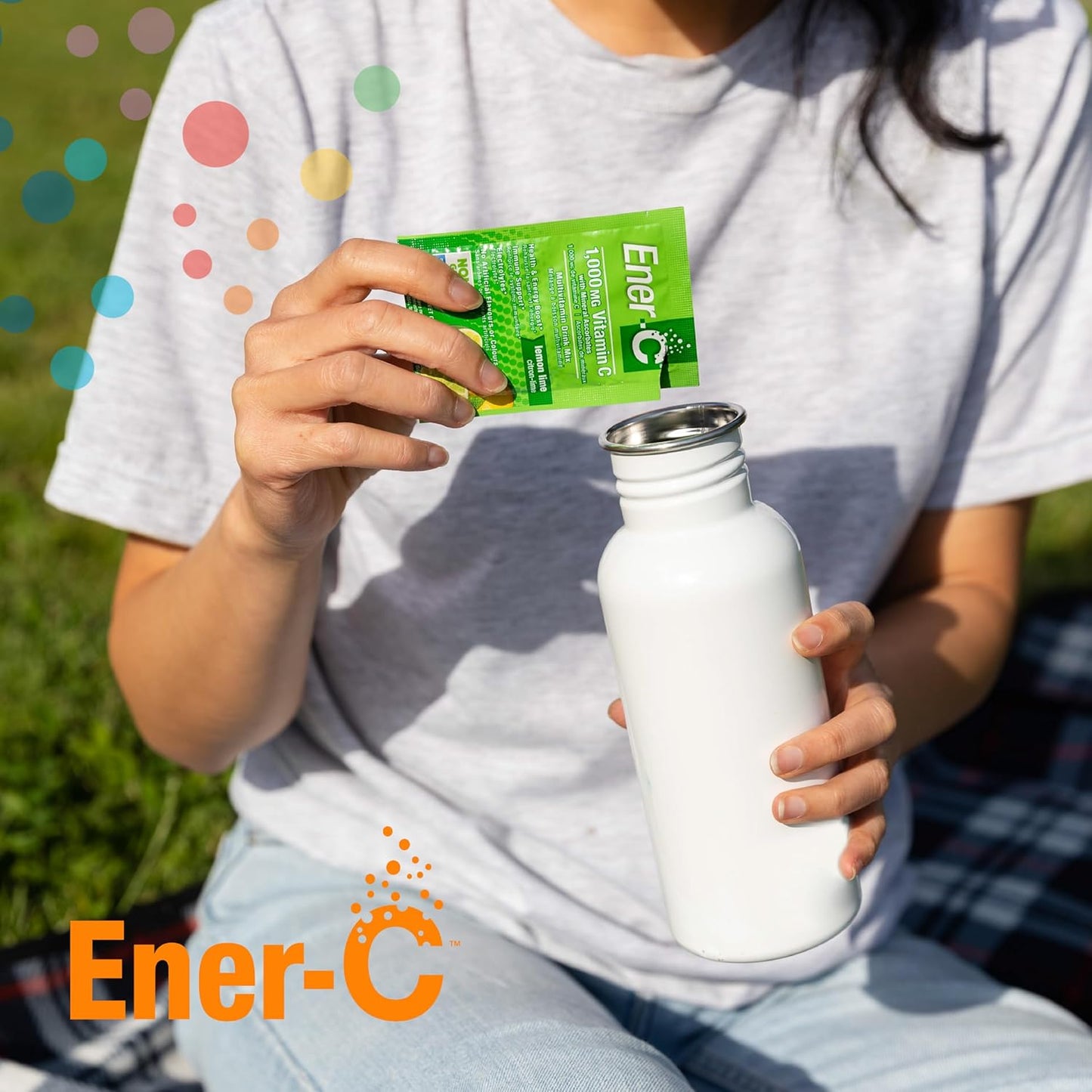 Ener-C Multivitamin Drink Mix - Vitamin Packets for Water, Electrolytes Powder, Healthy Energy, Immune Booster - Lemon Lime, 30 Count