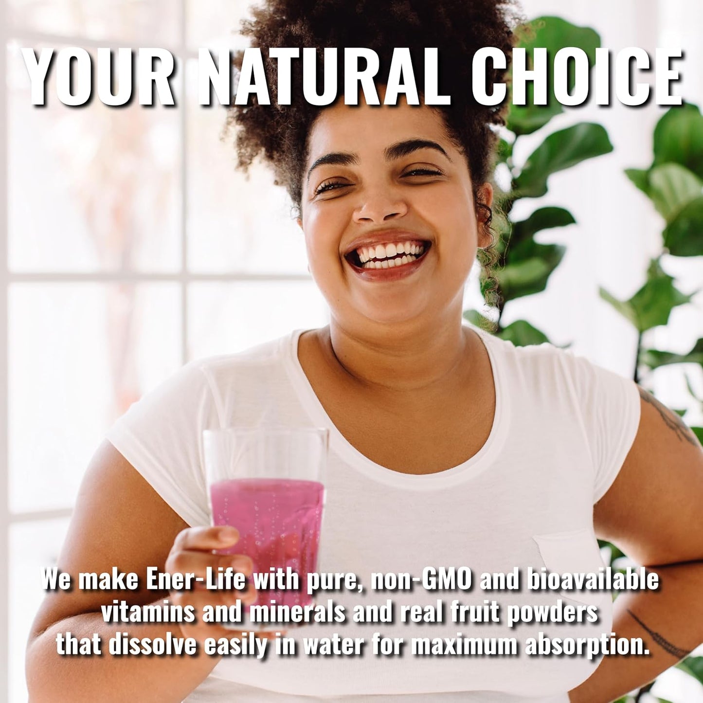 Ener-C Variety Pack Multivitamin Drink Mix Powder - Vitamin C 1000mg & Electrolytes with Real Fruit Juice - Natural Energy & Immune Support - Non-GMO Vegan & Gluten Free - 60 Count