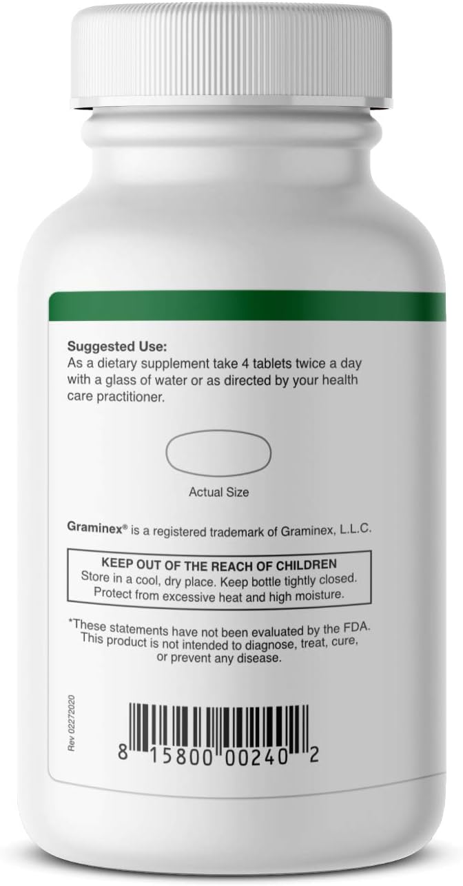 Energy-Boosting Barley Grass Tablets with Antioxidants - 240 Tablets - Superfood Supplement with Multivitamins, Minerals, Amino Acids