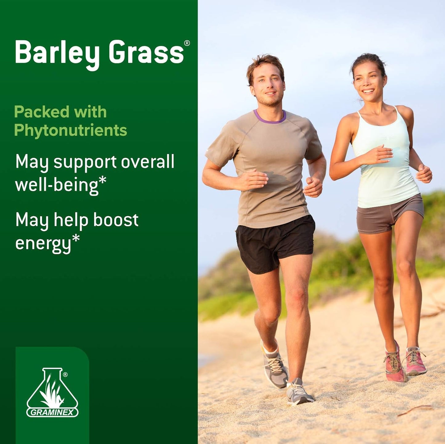 Energy-Boosting Barley Grass Tablets with Antioxidants - 240 Tablets - Superfood Supplement with Multivitamins, Minerals, Amino Acids