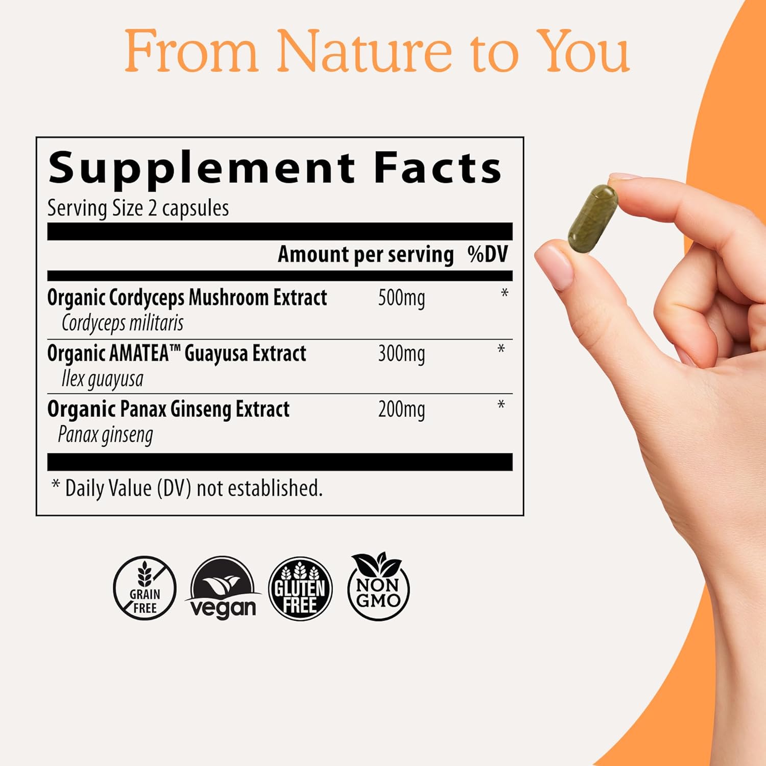 Energy-Boosting Mushroom Supplement Bundle: RealBoost & Cordyceps Capsules - Enhance Vitality & Endurance with Ginseng & Guayusa - Vegan, Non-GMO - 60ct & 120ct