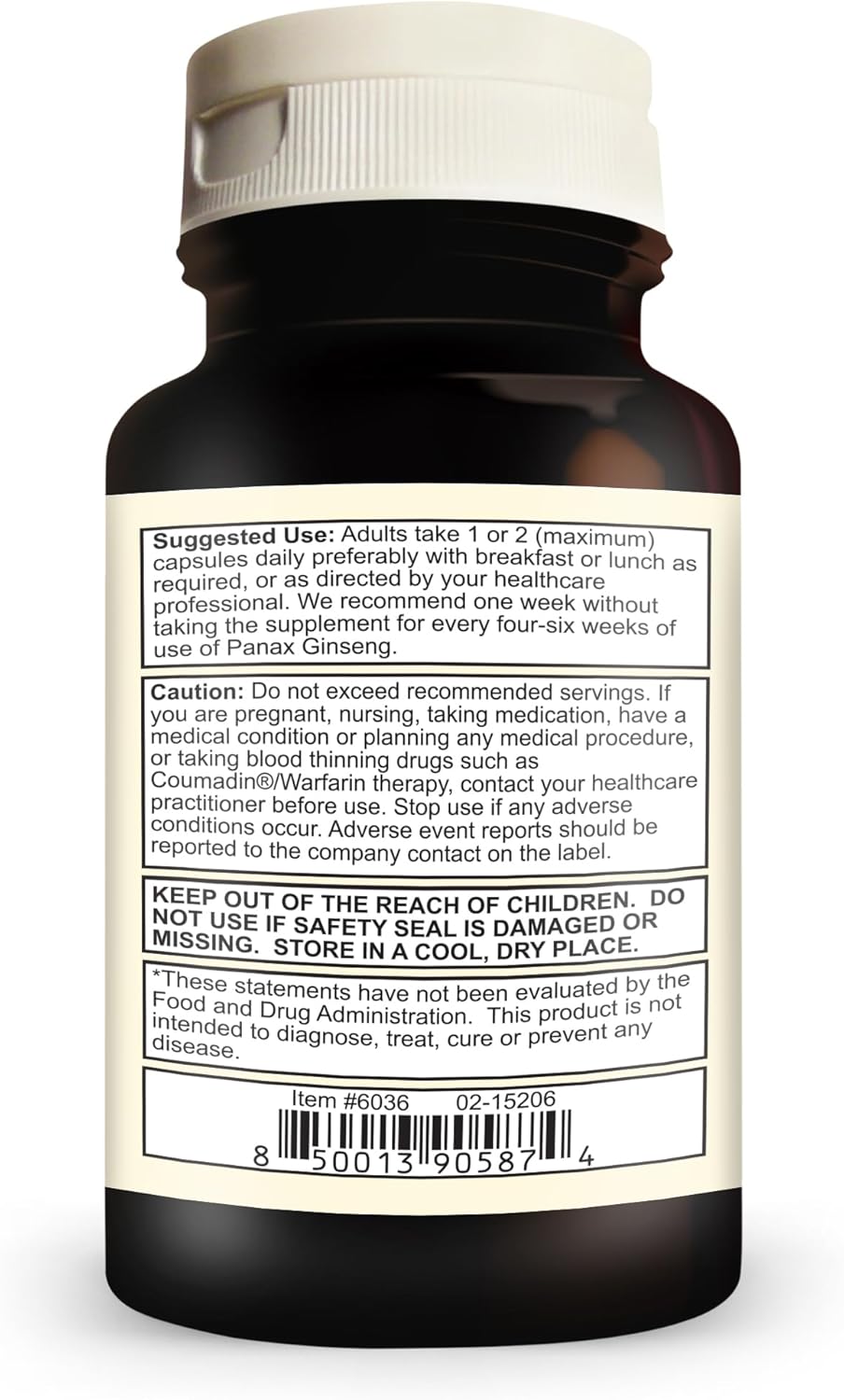 Energy & Cognitive Function Support: G2 Maxum Panax Ginseng + Ginkgo Biloba Capsules - 60 Veg Capsules