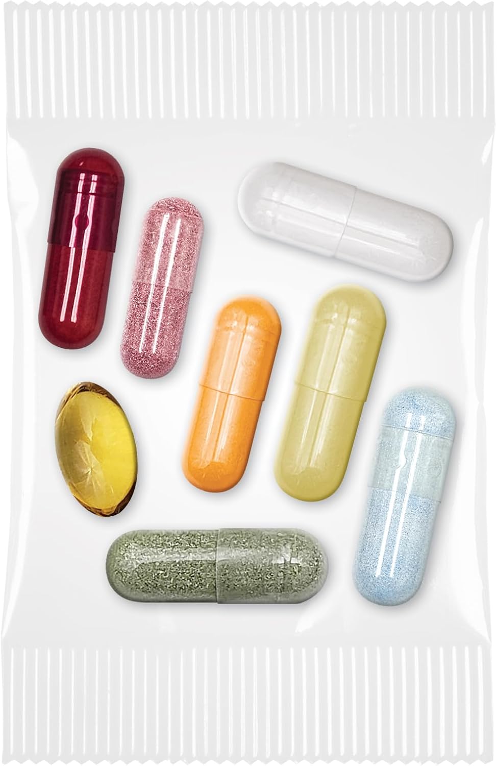 Energy & Essentials Daily Vitamin Pack | Vitamin A, B, C, D, E, B12, Biotin, Minerals, Calcium, Magnesium, Zinc | Super Greens | 30 Packets