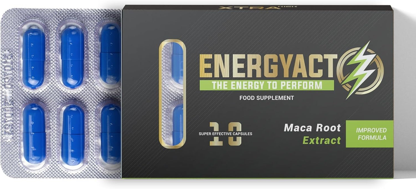 ENERGYACT Blended Sports Nutrition for Boosted Endurance and Energy (10 Pack)