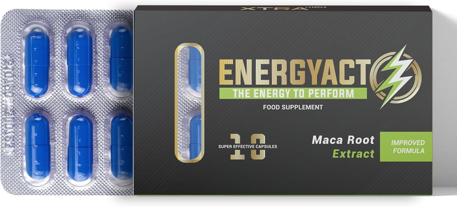ENERGYACT Blended Sports Nutrition for Boosted Endurance and Energy (10 Pack)
