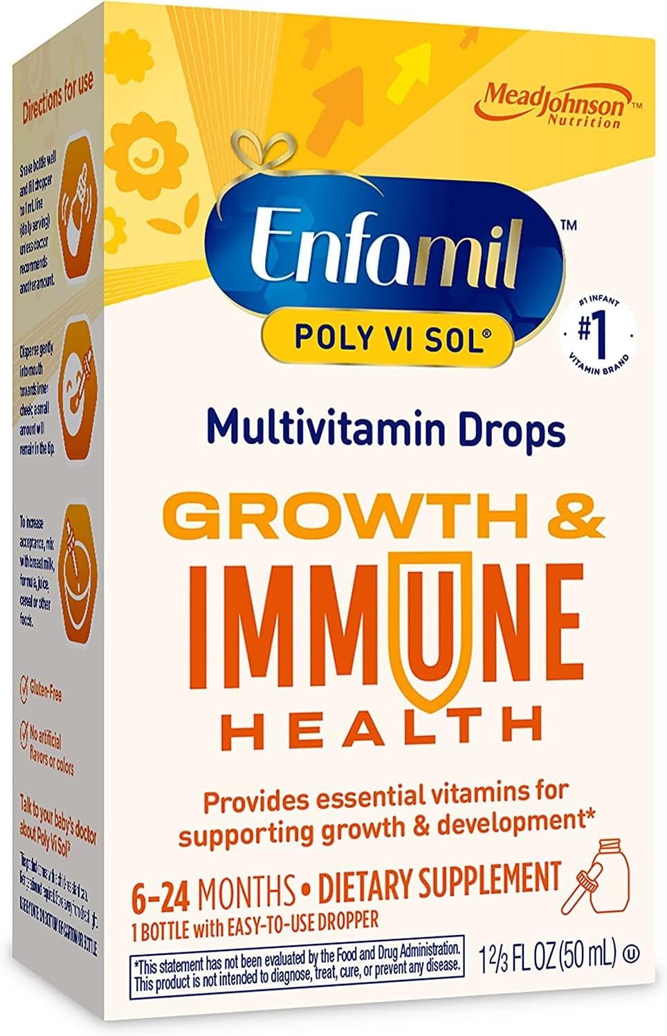 Enfamil Poly-Vi-Sol Multivitamin Supplement Drops - 1.66 oz, 3 Pack