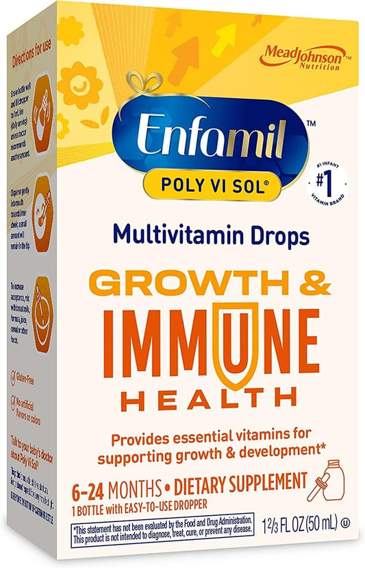 Enfamil Poly-Vi-Sol Multivitamin Supplement Drops - 1.66 oz, 3 Pack