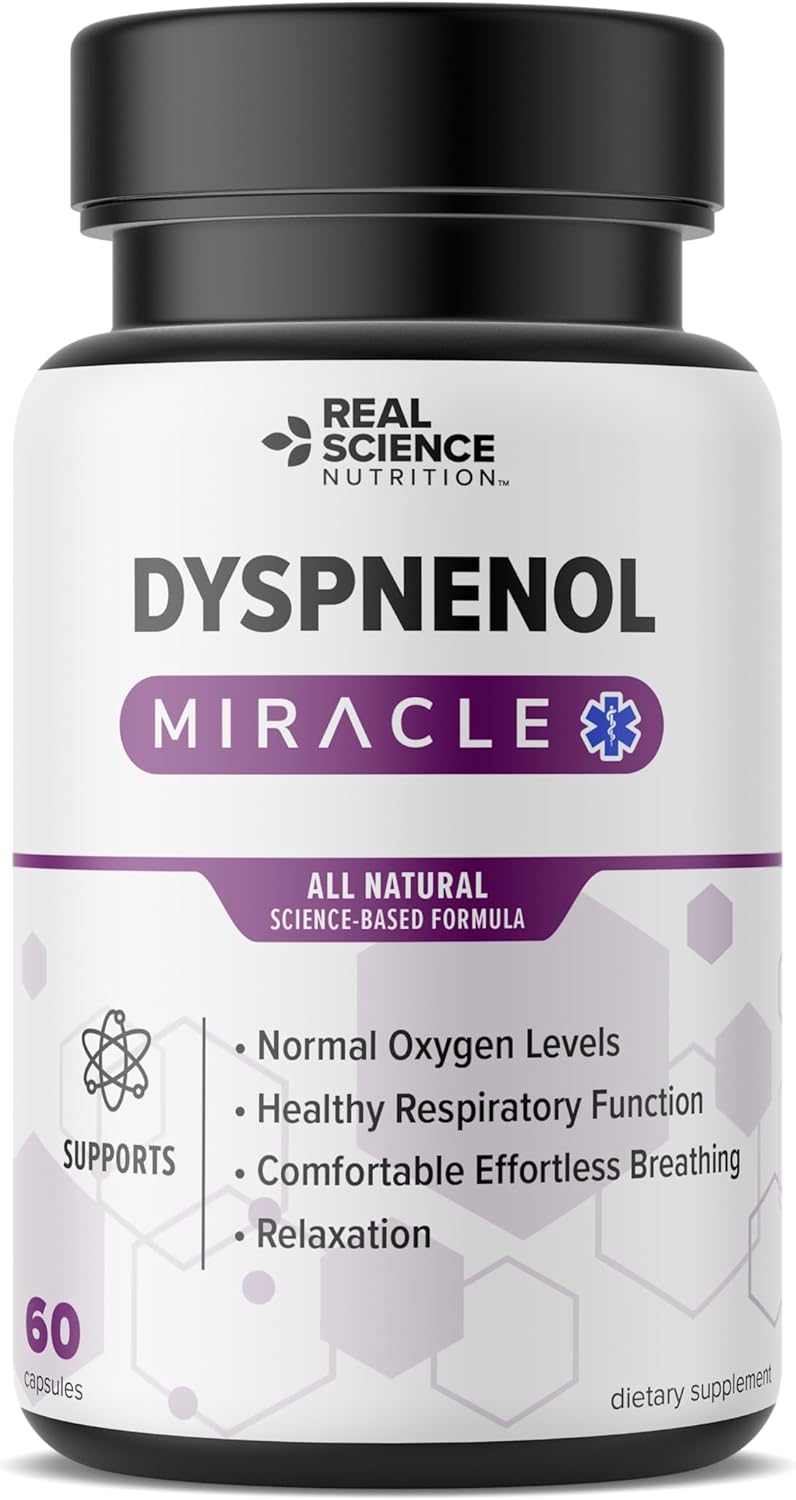 Enhance Lung Health with Dyspnenol Miracle by Real Science Nutrition - Natural Respiratory Support Supplement