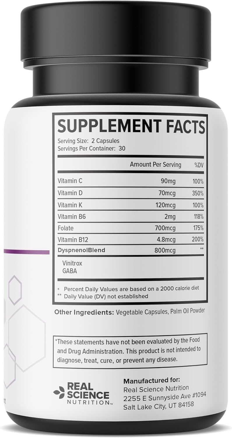 Enhance Lung Health with Dyspnenol Miracle by Real Science Nutrition - Natural Respiratory Support Supplement