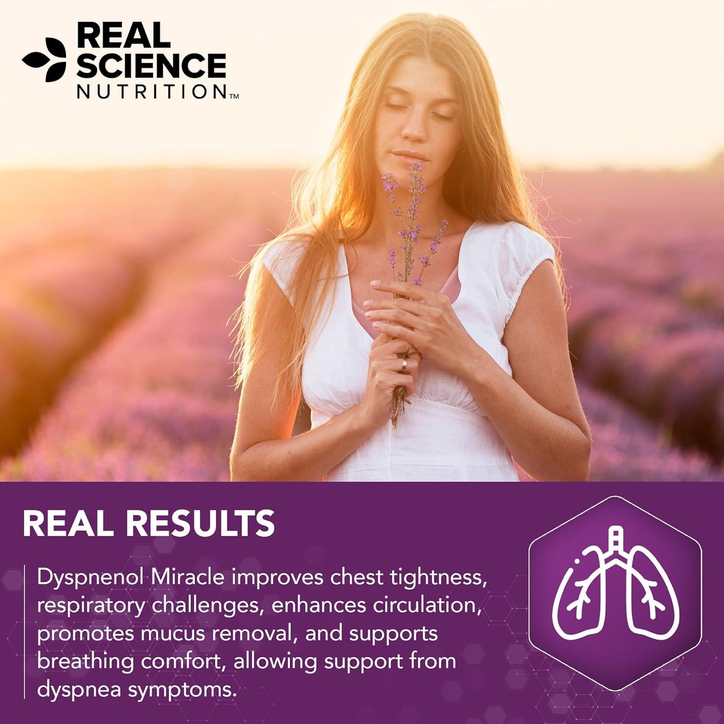 Enhance Lung Health with Dyspnenol Miracle by Real Science Nutrition - Natural Respiratory Support Supplement