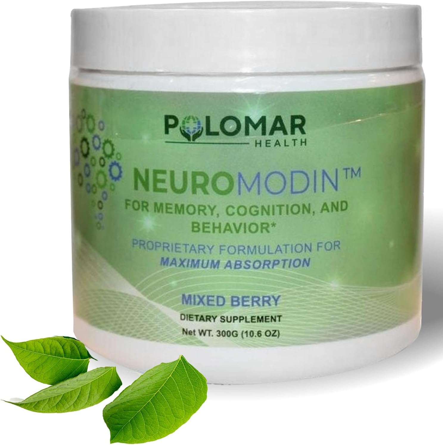 Enhanced Memory & Focus Supplement with Neuromodin Piperine Powder & Japanese Knotweed for Brain Health & Cognition (300mg)