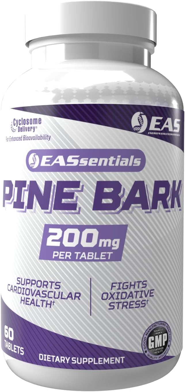Enhanced Pine Bark Extract 200mg | Enhance Antioxidant Defense, Boost Immunity, Speed up Recovery | Improved Absorption with Cyclosome Technology | 60 Tablets