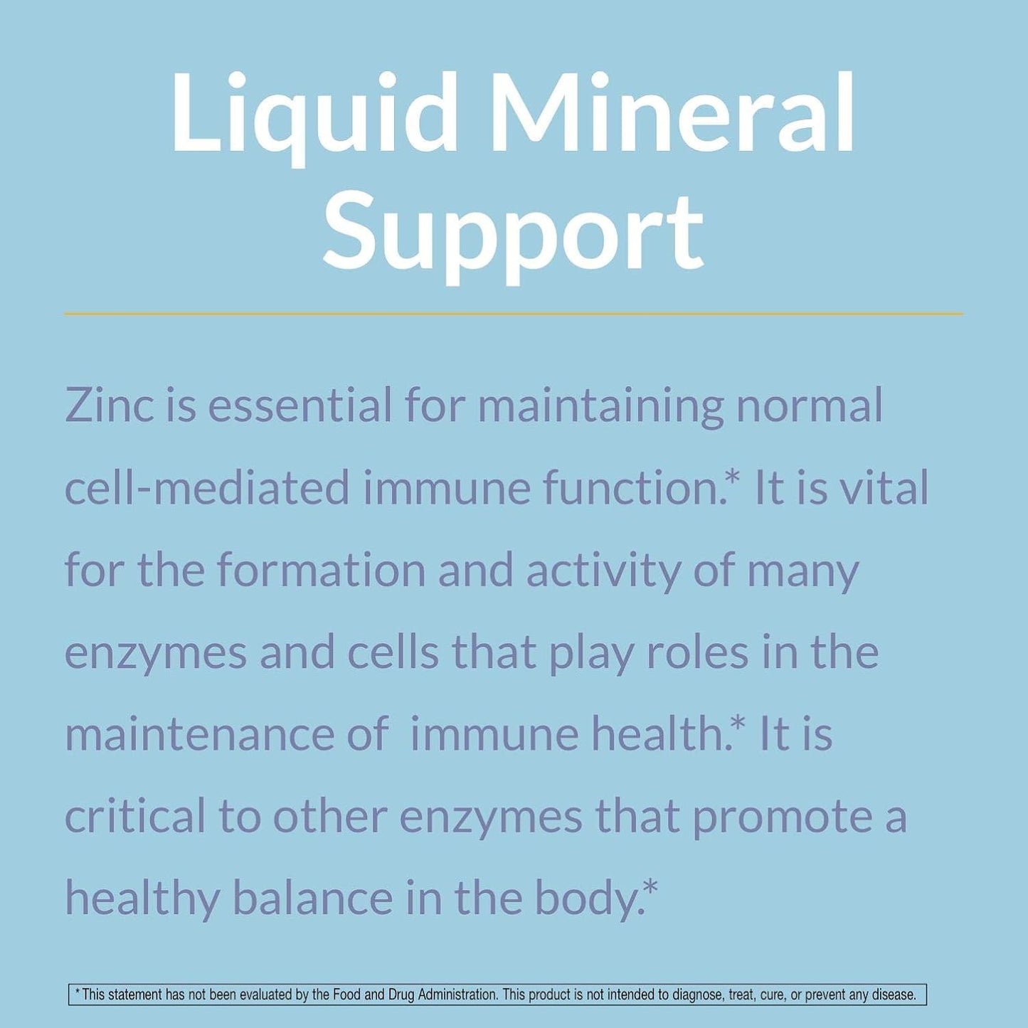 Eniva Health Liquid Zinc Supplement - Ultra Concentrated Drops for Immune Health - 1.7 oz.