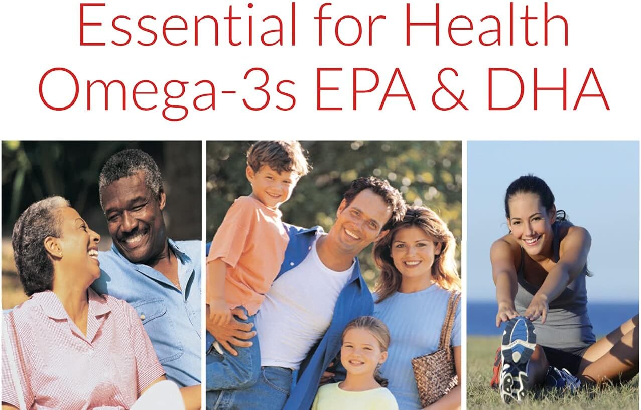 Eniva Health Omega-3 Fish Oil Capsules - High EPA/DHA Premium Daily Supplement for Heart, Brain, & Immune Support - 1120 MG - 120 Count