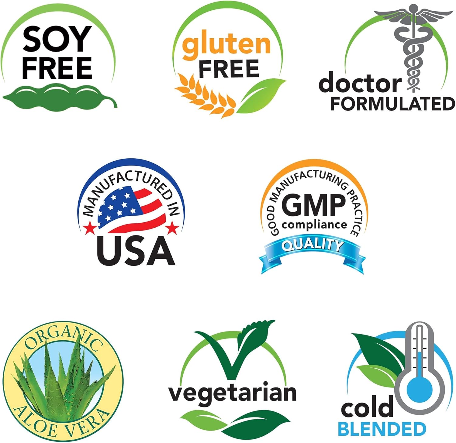 Eniva Health Vibe Liquid Multivitamin Mineral Supplement with Amino Acids - Fruits & Veggies, Doctor Formulated, 32 oz Bottle, USA Made