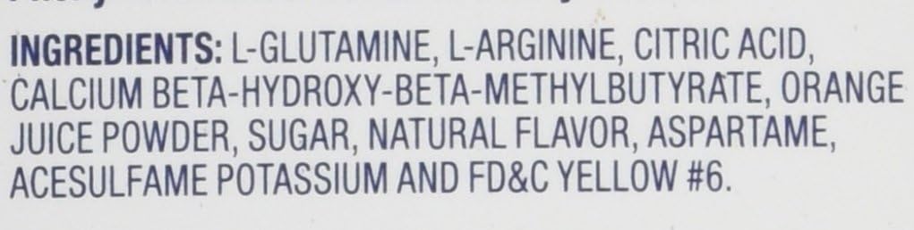 Ensure Juven Therapeutic Nutrition Powder Orange Flavor 8 Packets 0.85 oz Each - Complete Nutrition Supplement