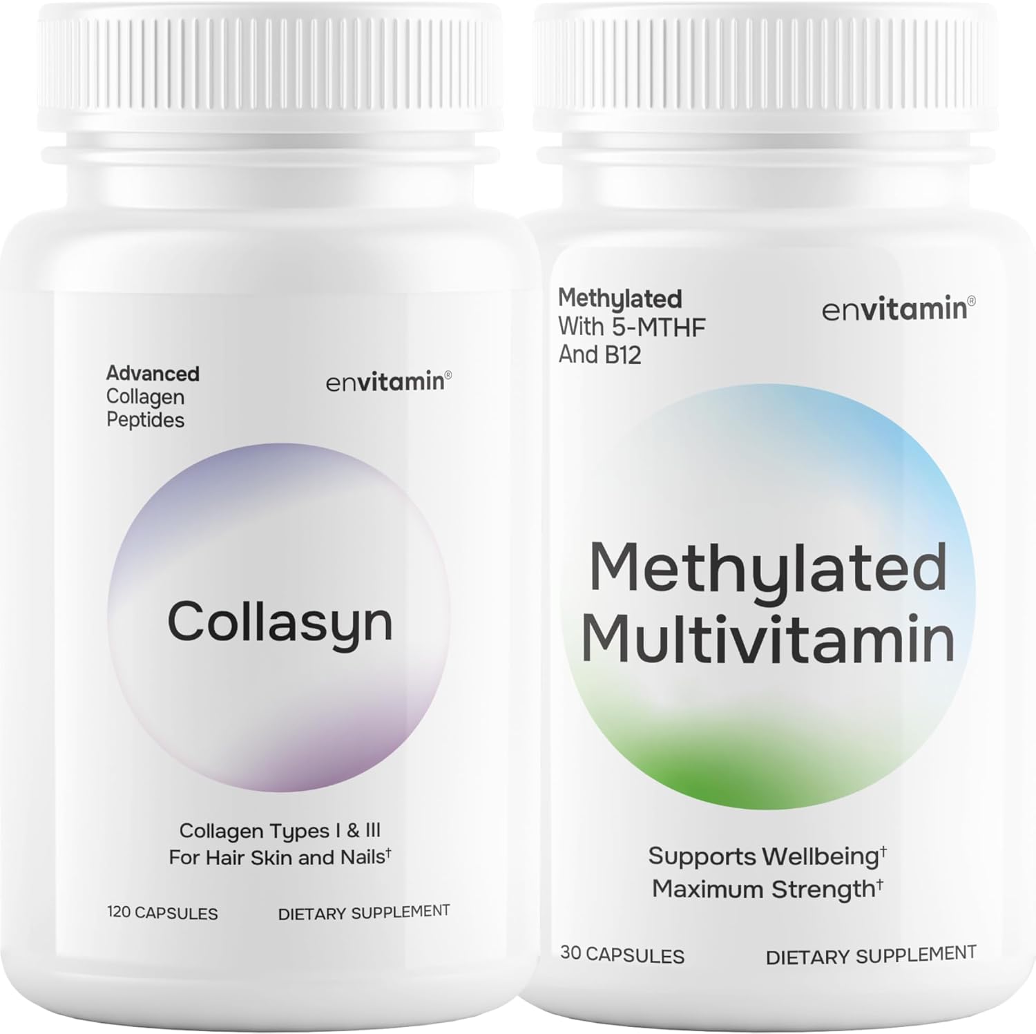 envitamin Collasyn & Methylated Multivitamin Combo Pack - Supports Joint Health and Overall Wellness