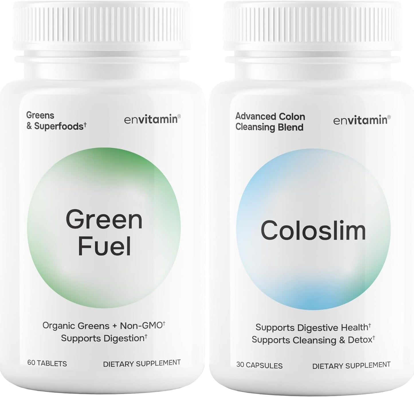 envitamin Coloslim & Green Fuel - Natural Slimming Formula and Energy Booster Formula