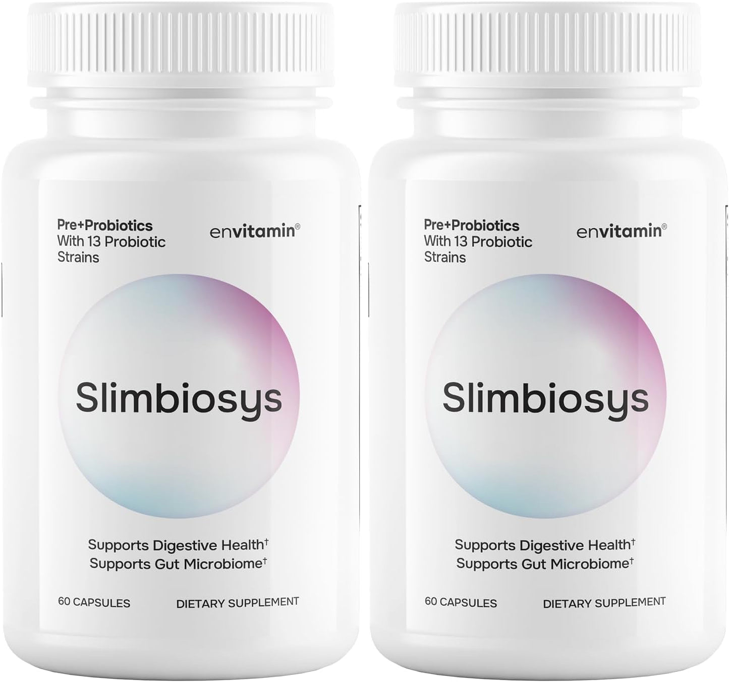 envitamin Slimbiosys Ultra Probiotic Capsule for Women - 2 Pack, Pre & Probiotics Formula