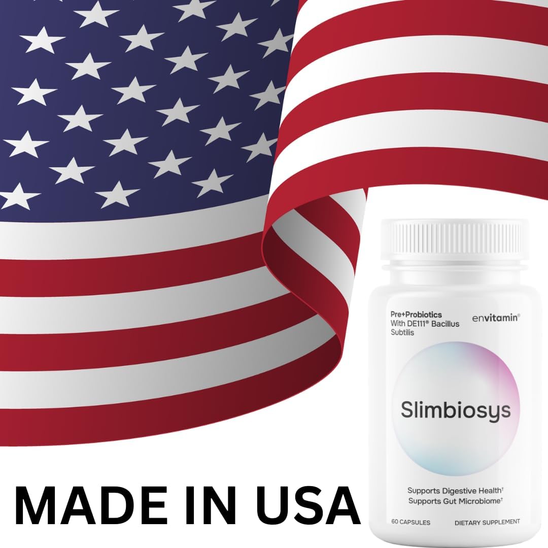 envitamin Slimbiosys Ultra Probiotic Capsule for Women - 2 Pack, Pre & Probiotics Formula