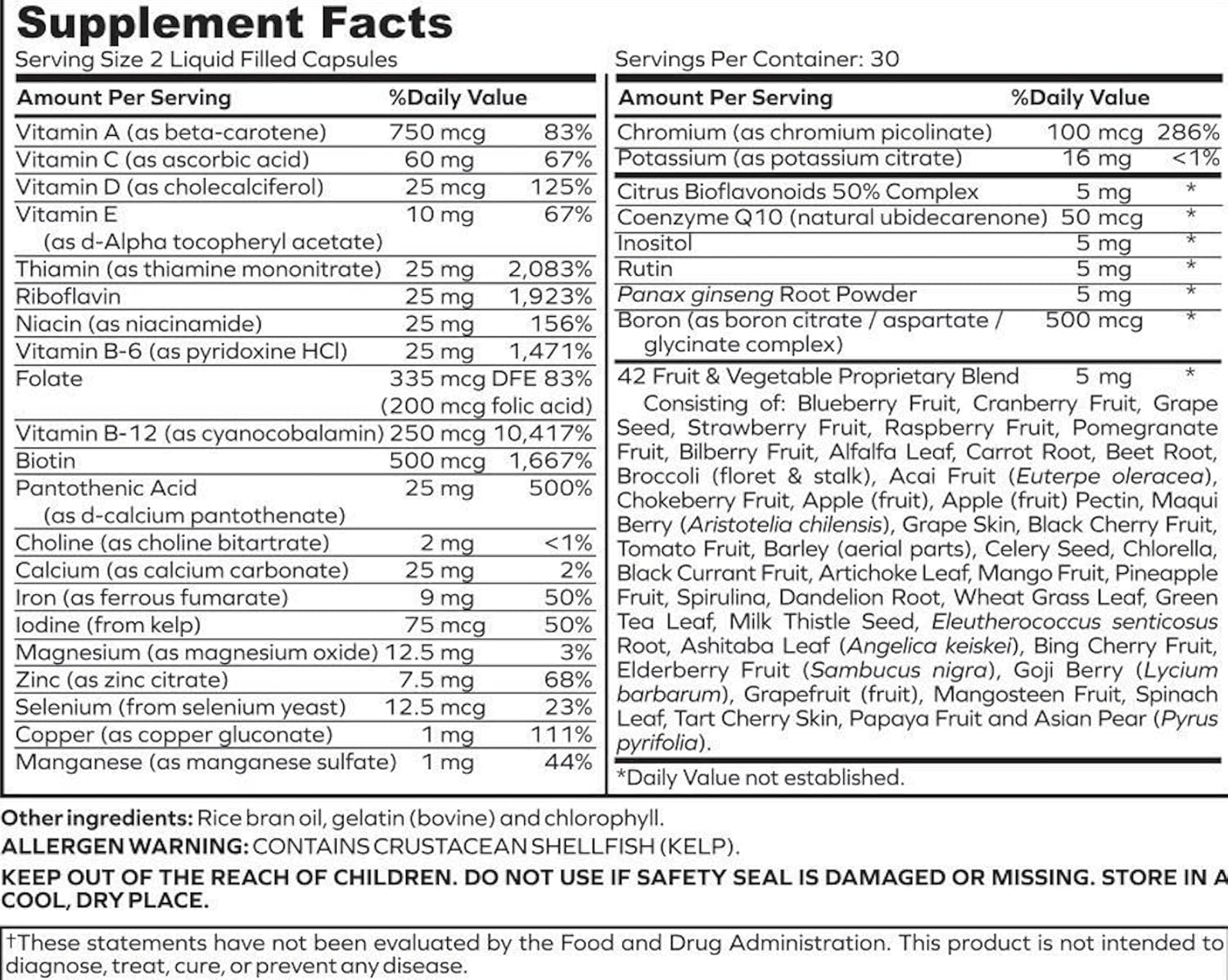 Envitamin Ultimate Multivitamin Bundle with Mushroom Complex for Enhanced Health