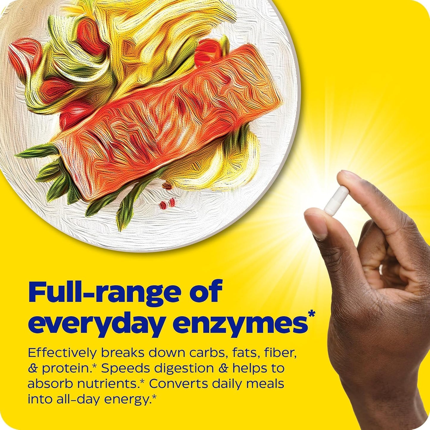 Enzymedica Digest Full-Range Digestive Enzymes 240 Count for Fast Gas & Bloating Relief