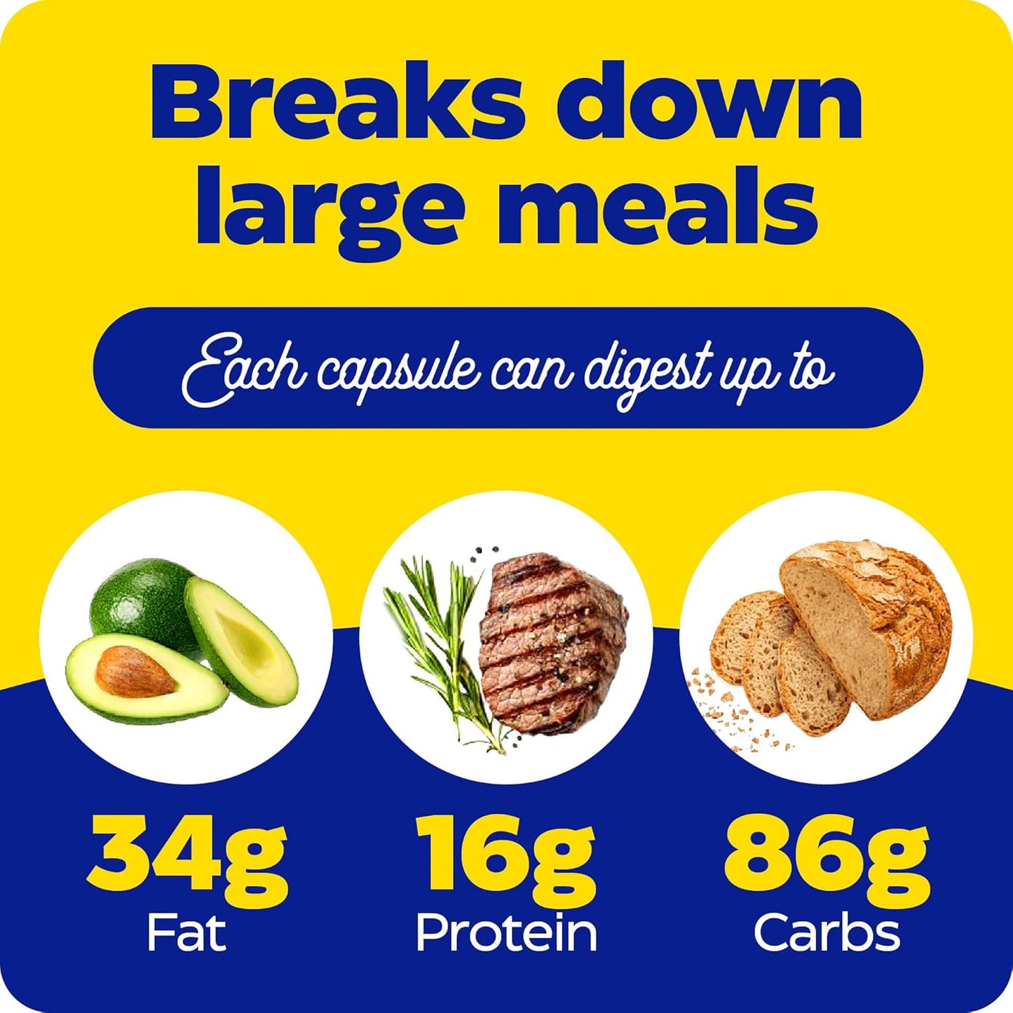Enzymedica Digest Gold with ATPro - 180 Capsules, Maximum Strength, Fast-Acting Digestive Support for Large Meals, Bloating and Gas Prevention