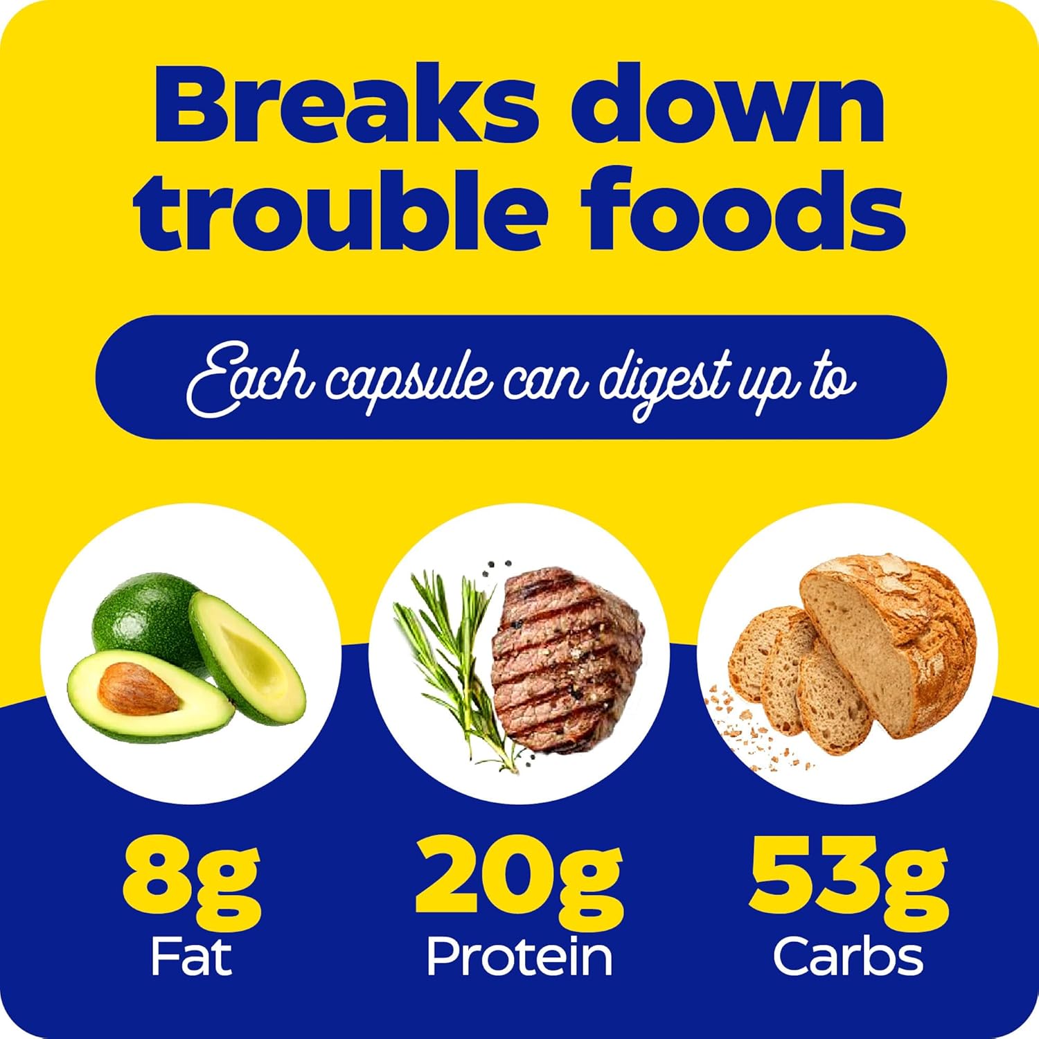 Enzymedica Digest Spectrum Capsules, Fast-Acting Relief for Multiple Food Intolerances, 120ct