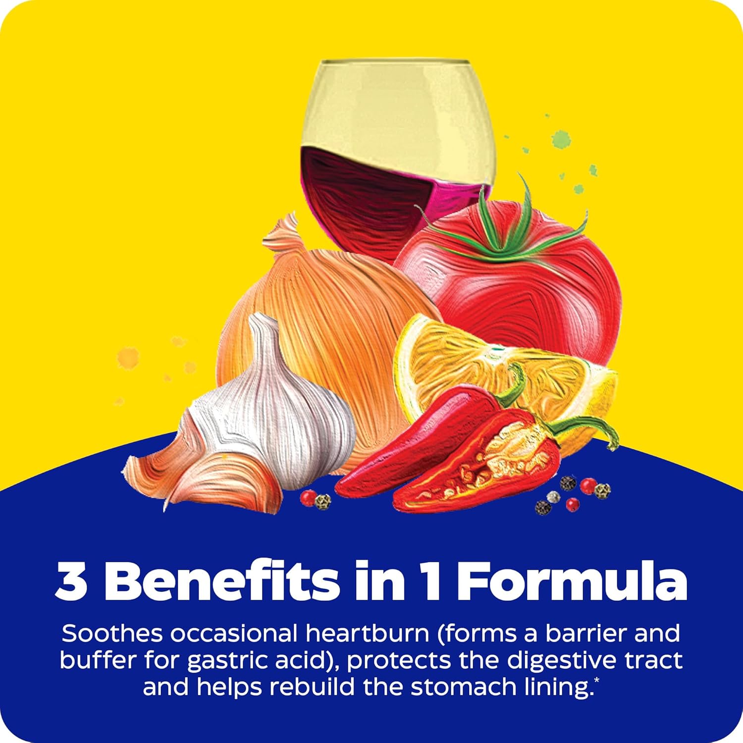 Enzymedica Heartburn Soothe Chews - Digestive Aid, Fast-Acting, Vanilla Orange Flavor - 90 Chews (45 Servings)