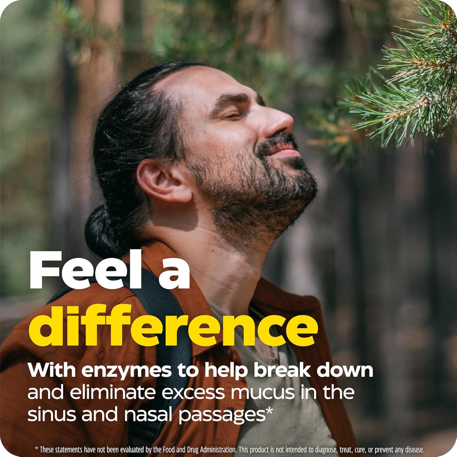 Enzymedica MucoStop Enzyme Supplement for Congestion Relief, Easy Breathing Support - 96 Count