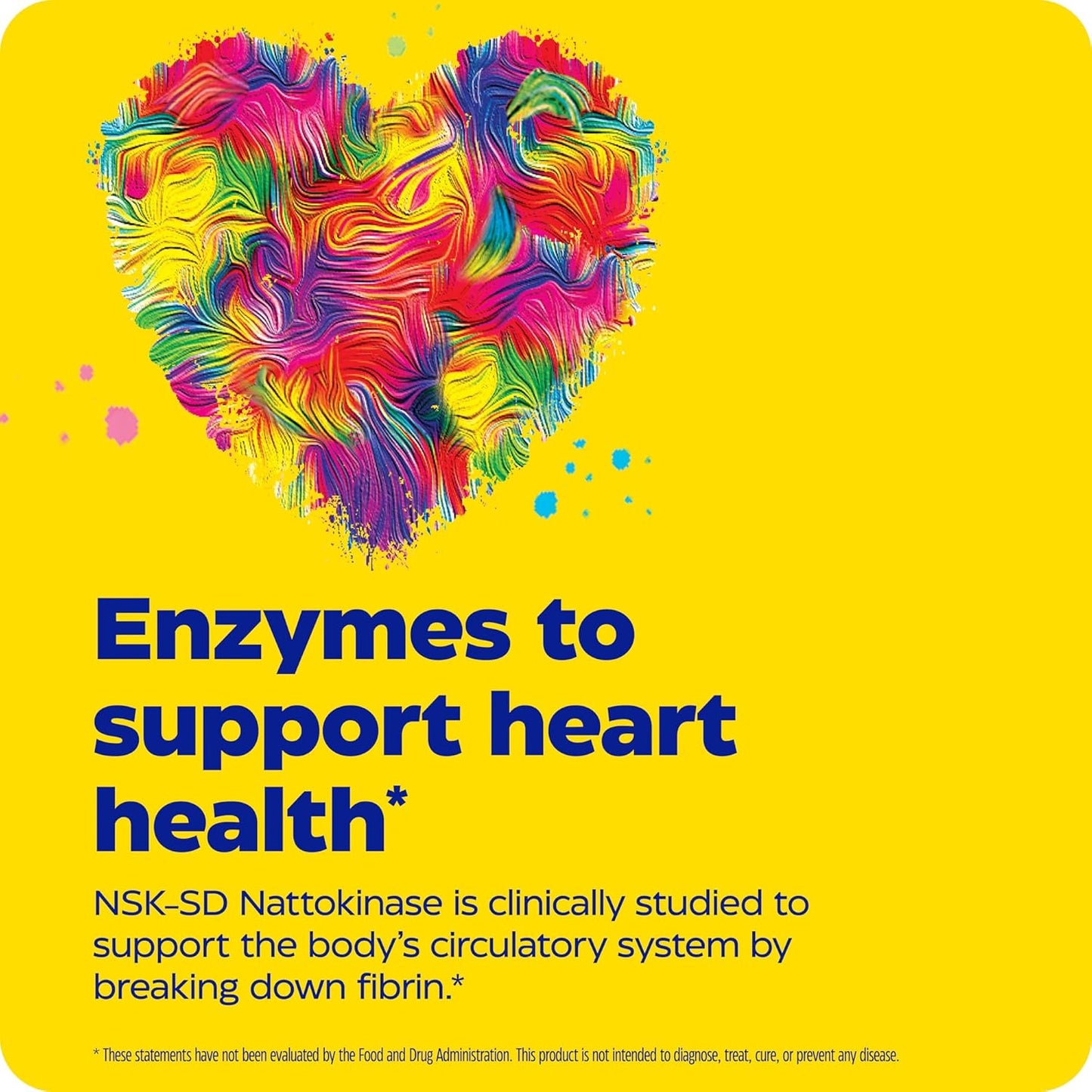 Enzymedica Natto-K Nattokinase Supplement 90 Count for Heart Health & Circulation