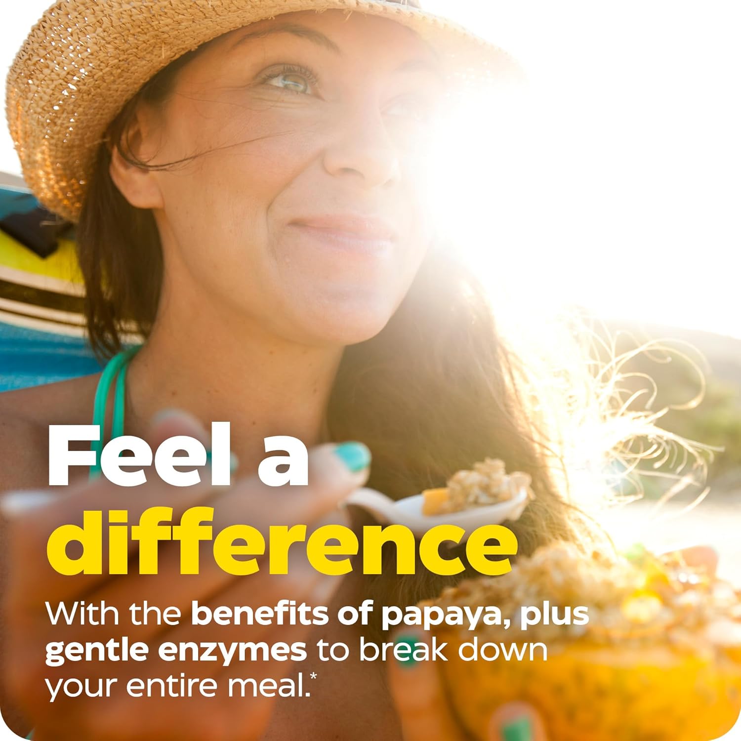 Enzymedica Papaya Complete Chewable Tablets with Organic Papaya and Bromelain for Digestive Support, Mint Flavor, 120 Count, Vegan