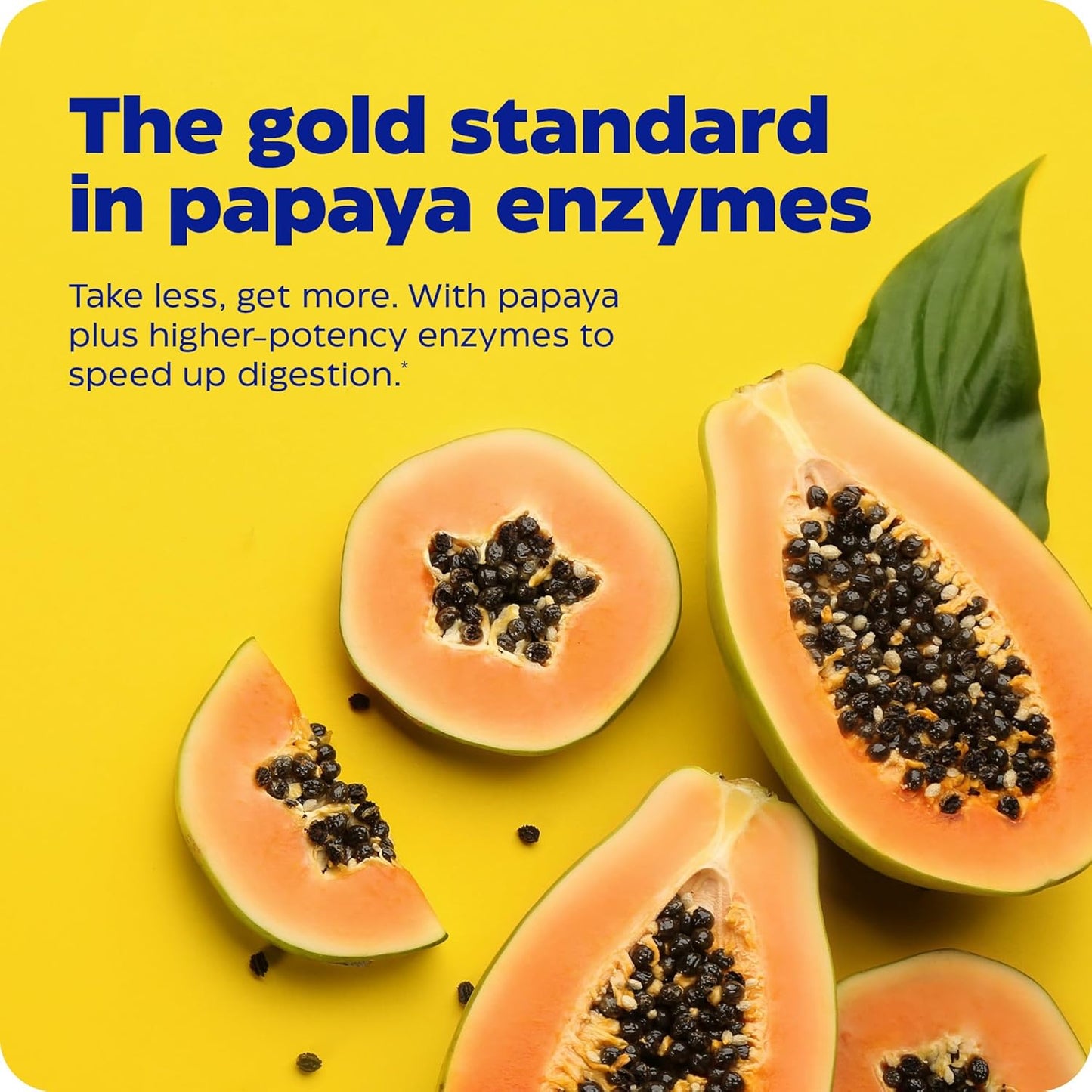 Enzymedica Papaya Gold Chewable Tablets with Bromelain & Papain for Digestive Support
