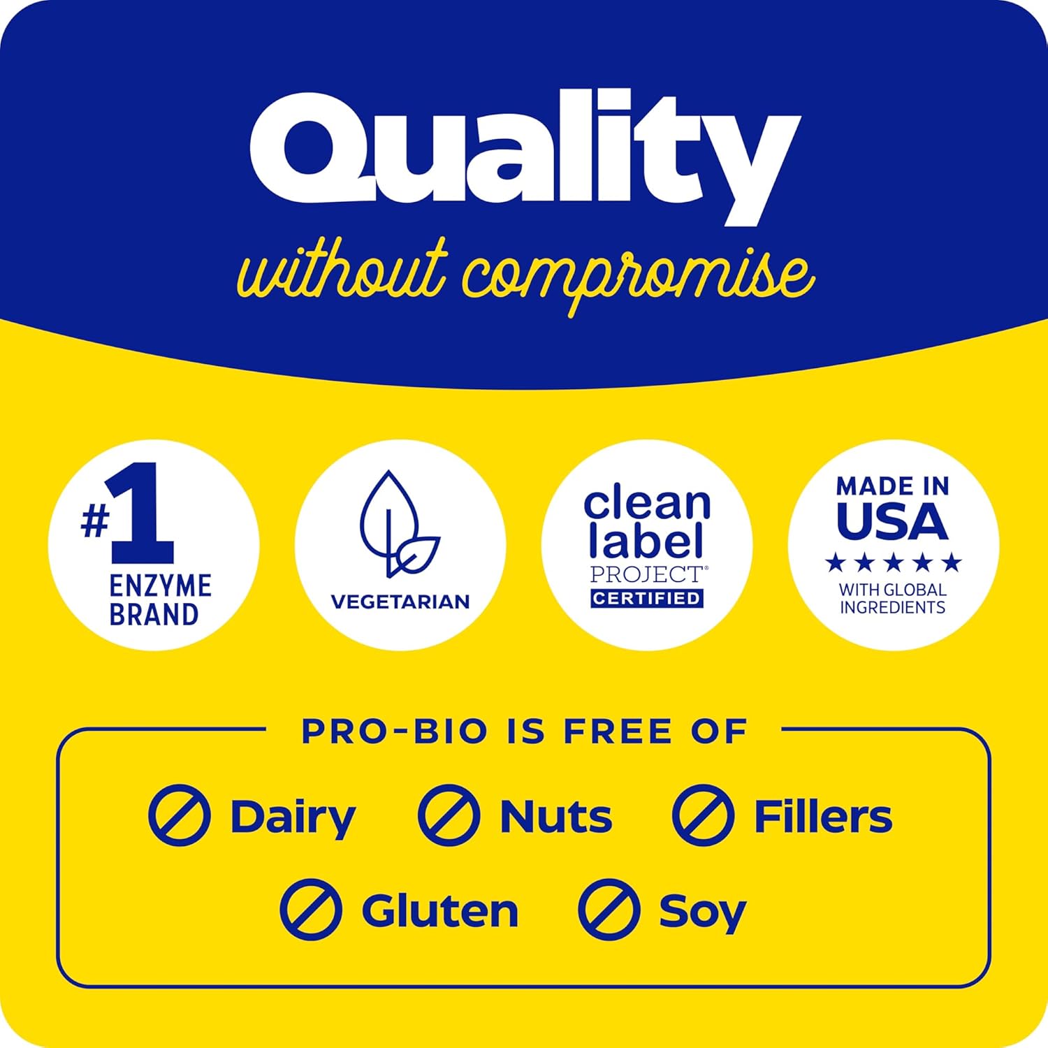 Enzymedica Pro-Bio: Shelf Stable Probiotic for Healthy Digestion, 10 Billion CFU, 120 Count
