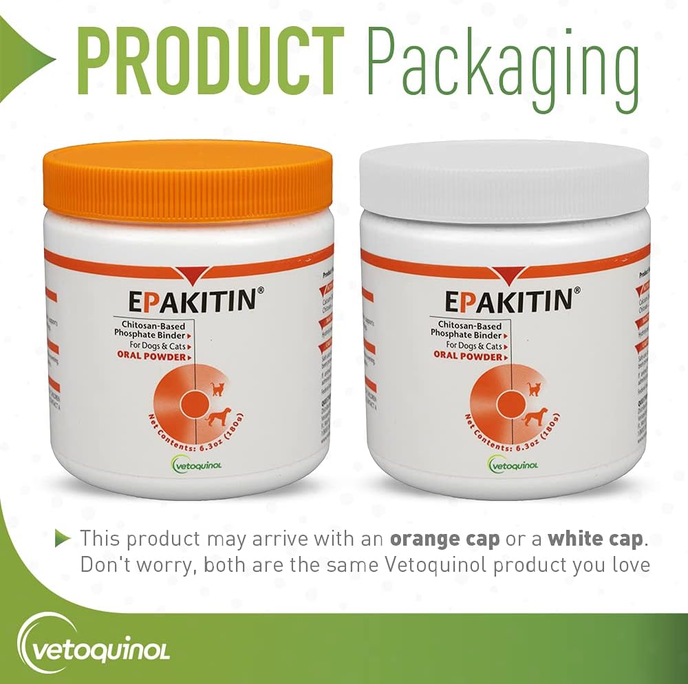 Epakitin Chitosin Phosphate Binder Powder for Cats & Dogs - Renal Support Supplement - 180g - BoostGo Australia
