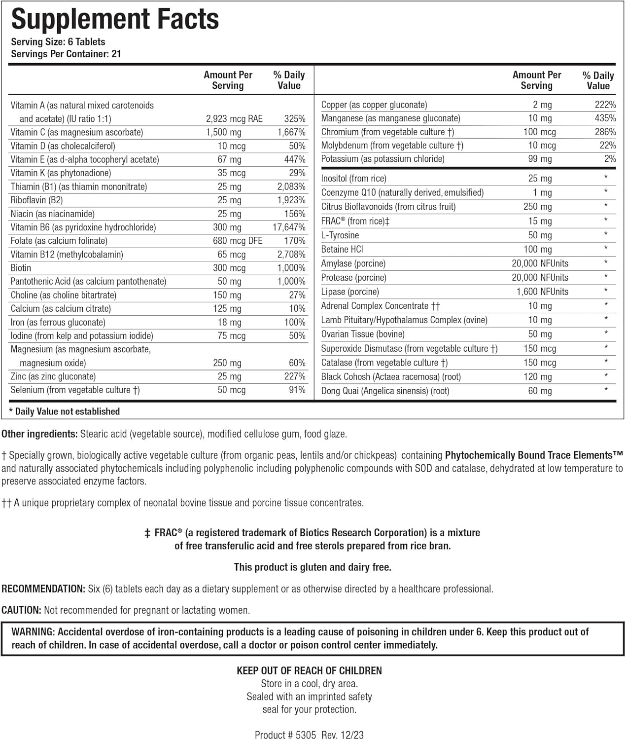 Equi Fem Multi-Vitamin Mineral Supplement for Women - Hormonal & Pre Menstrual Support