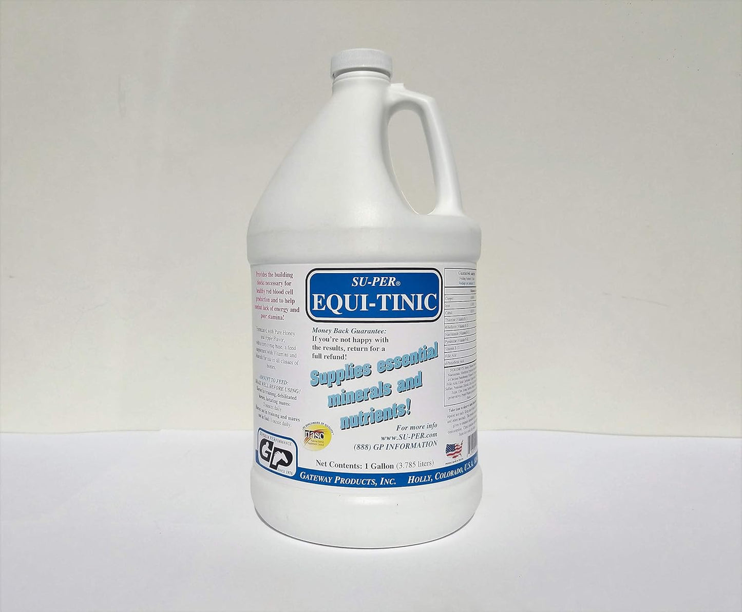 Equi-Tinic Gallon by Gateway SU-PER: Essential Equine Supplement for Overall Health and Wellness